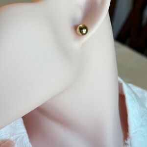 Gold Tone Stud Earrings